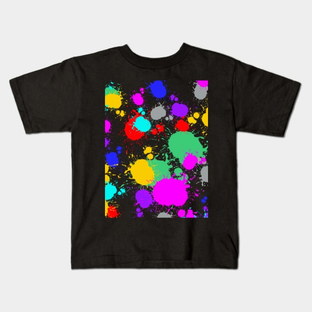 Colour splash Kids T-Shirt by Gavlart